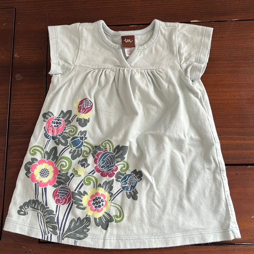 Tea collection pale green dress